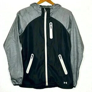 Under Armour Light Fitted Rain Jacket Women's XS Shell Hike Back Pack Layer Walk